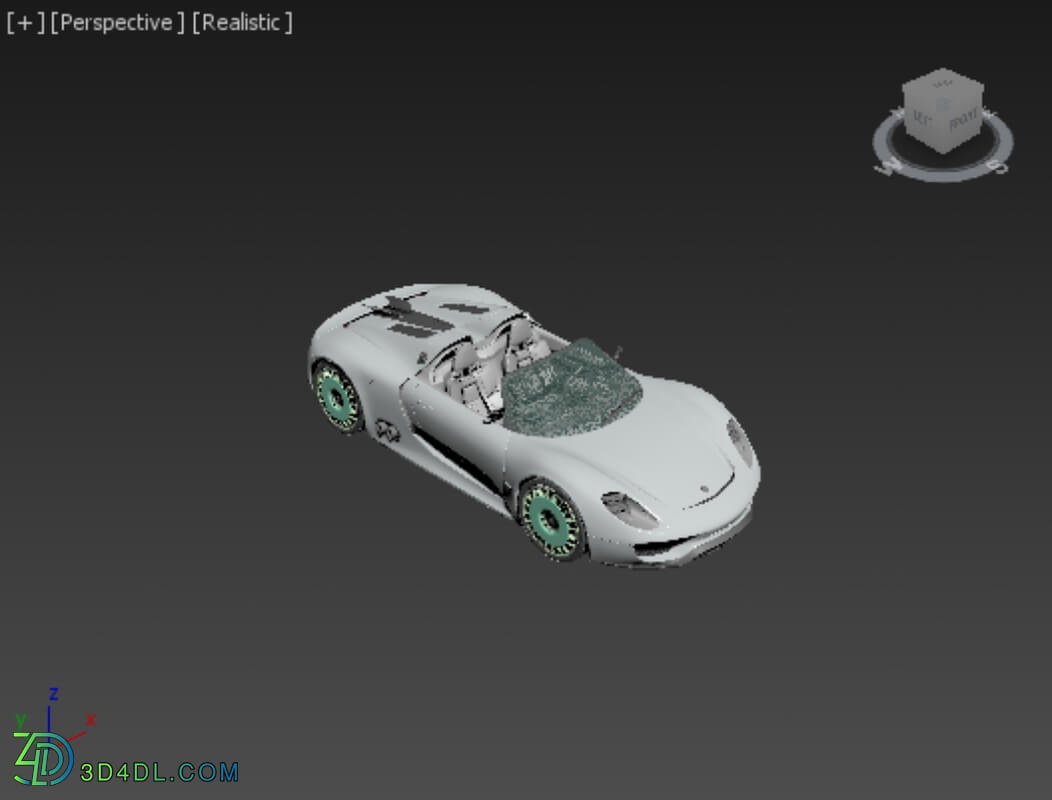 Hum3D Porsche 918 spyder 2011