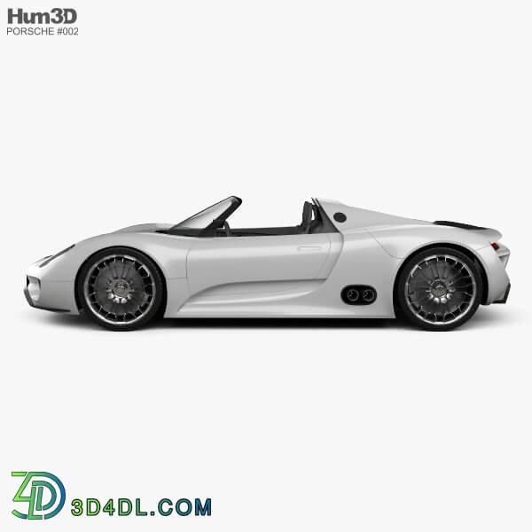 Hum3D Porsche 918 spyder 2011