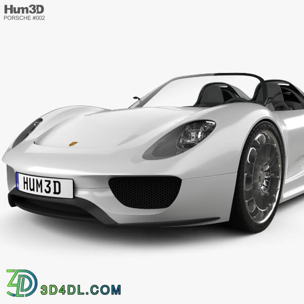 Hum3D Porsche 918 spyder 2011