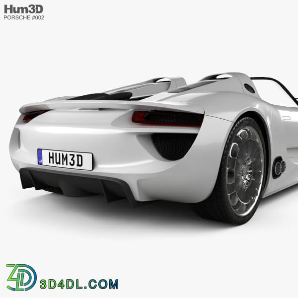 Hum3D Porsche 918 spyder 2011