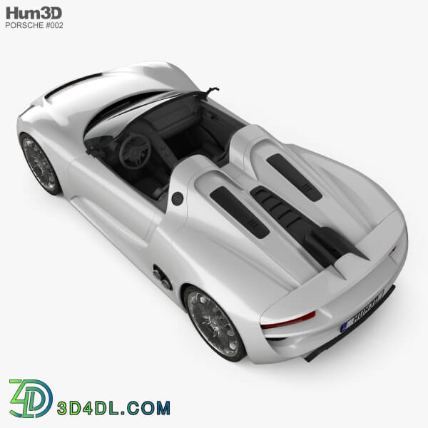 Hum3D Porsche 918 spyder 2011