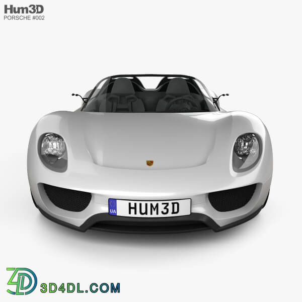 Hum3D Porsche 918 spyder 2011