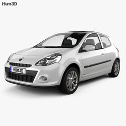 Hum3D Renault Clio 3 door 2010 