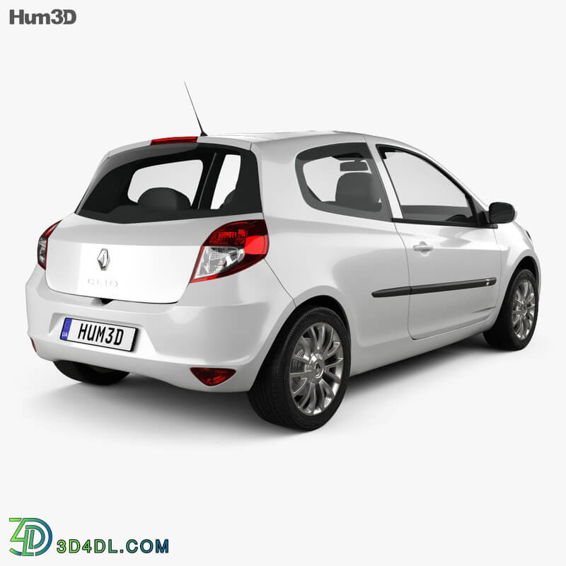 Hum3D Renault Clio 3 door 2010