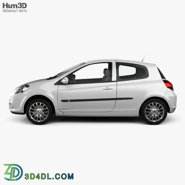 Hum3D Renault Clio 3 door 2010