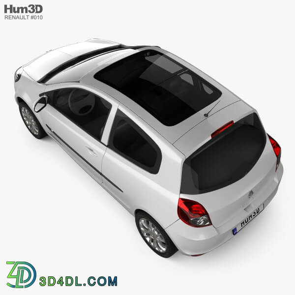 Hum3D Renault Clio 3 door 2010