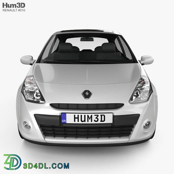 Hum3D Renault Clio 3 door 2010