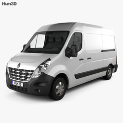 Hum3D Renault Master Panel Van 2010 