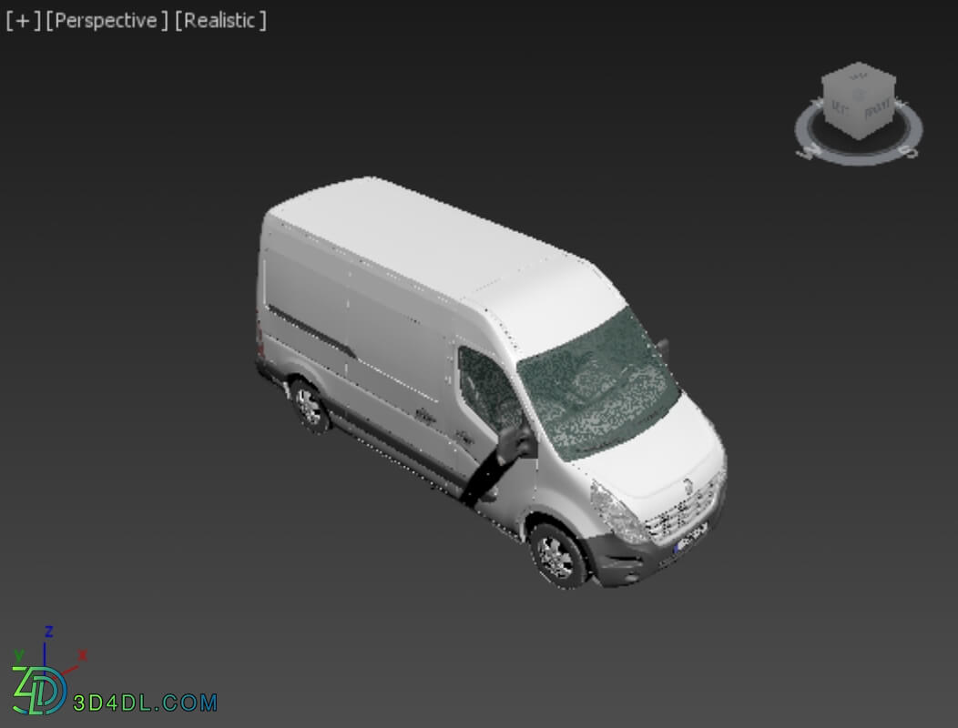 Hum3D Renault Master Panel Van 2010