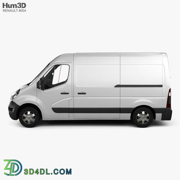 Hum3D Renault Master Panel Van 2010