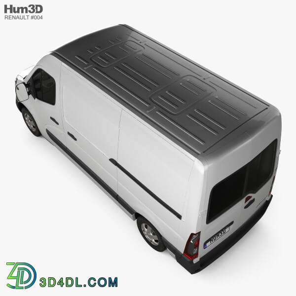 Hum3D Renault Master Panel Van 2010