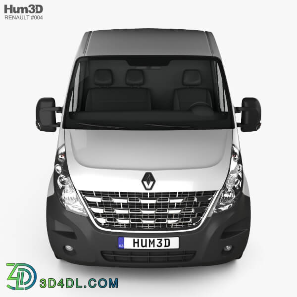 Hum3D Renault Master Panel Van 2010