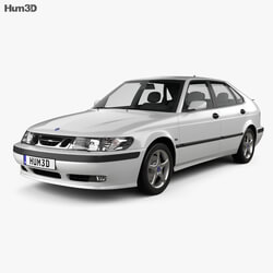 Hum3D Saab 9 3 Hatchback 5 door 2001 