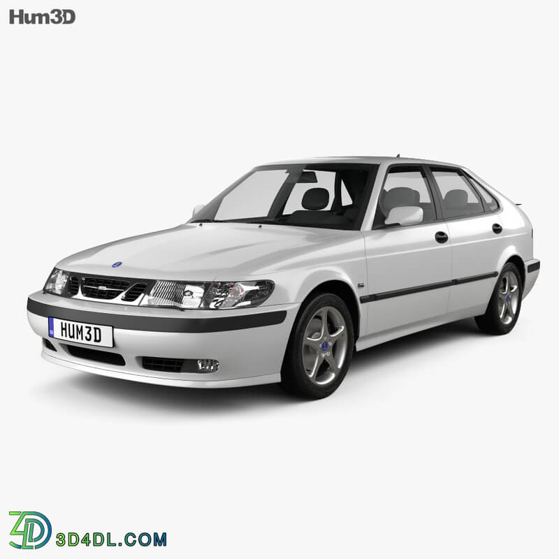 Hum3D Saab 9 3 Hatchback 5 door 2001