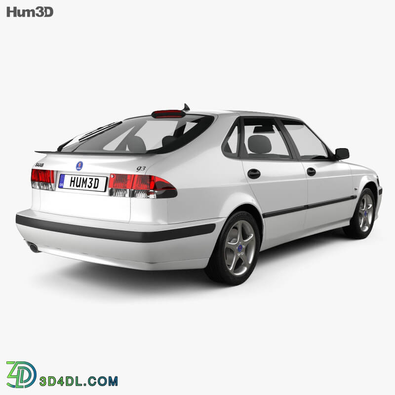 Hum3D Saab 9 3 Hatchback 5 door 2001