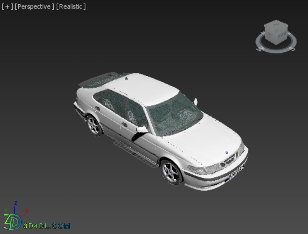 Hum3D Saab 9 3 Hatchback 5 door 2001