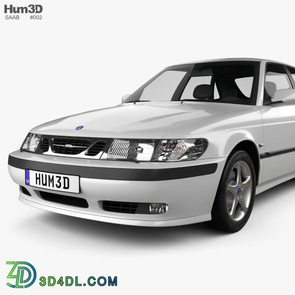 Hum3D Saab 9 3 Hatchback 5 door 2001