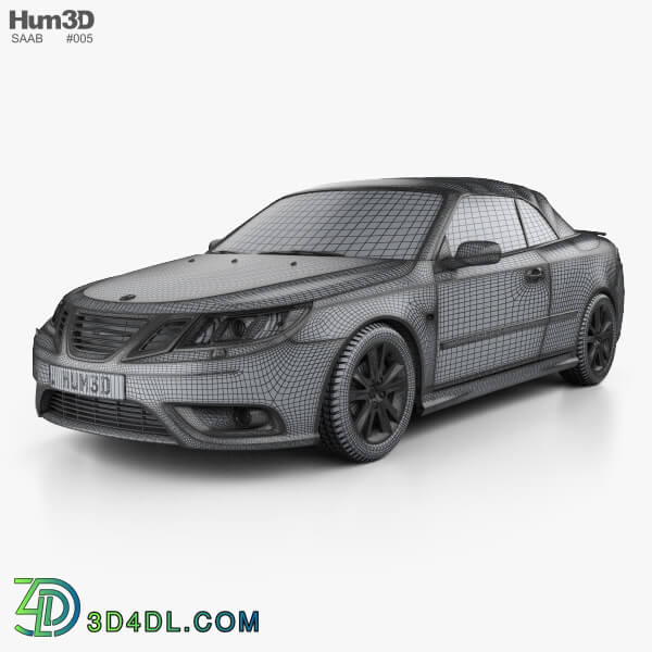 Hum3D Saab 9 3 convertible 2008