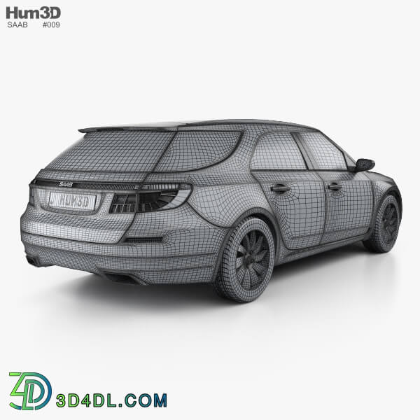 Hum3D Saab 9 5 Sport Combi 2009