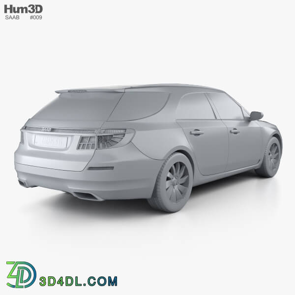 Hum3D Saab 9 5 Sport Combi 2009