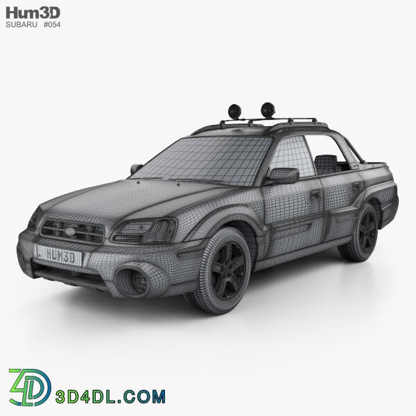 Hum3D Subaru Baja 2002