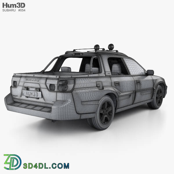 Hum3D Subaru Baja 2002