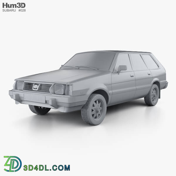 Hum3D Subaru Leone estate 1978