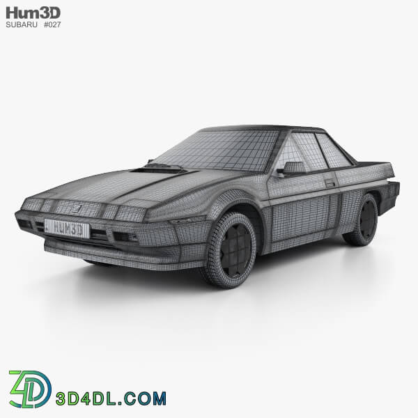 Hum3D Subaru XT 1985