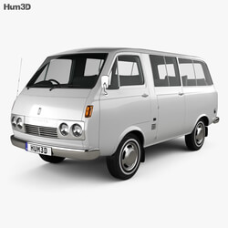 Hum3D Toyota Hiace Passenger Van 1967 
