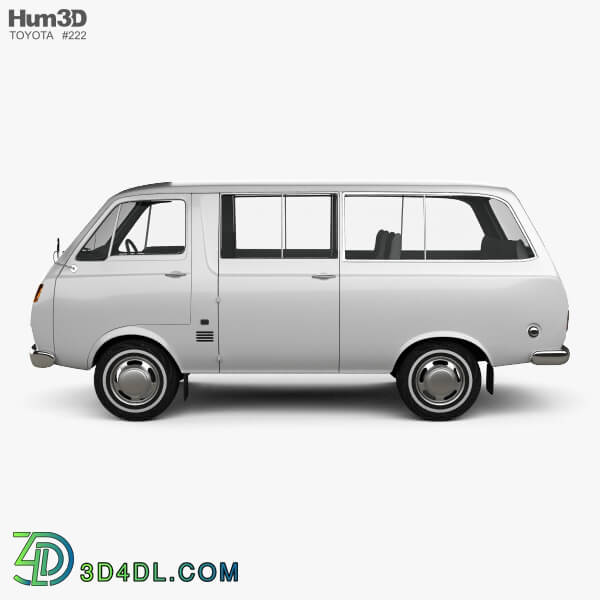 Hum3D Toyota Hiace Passenger Van 1967