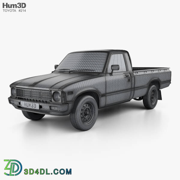 Hum3D Toyota Hilux Regular Cab 1978