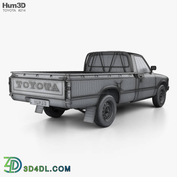 Hum3D Toyota Hilux Regular Cab 1978