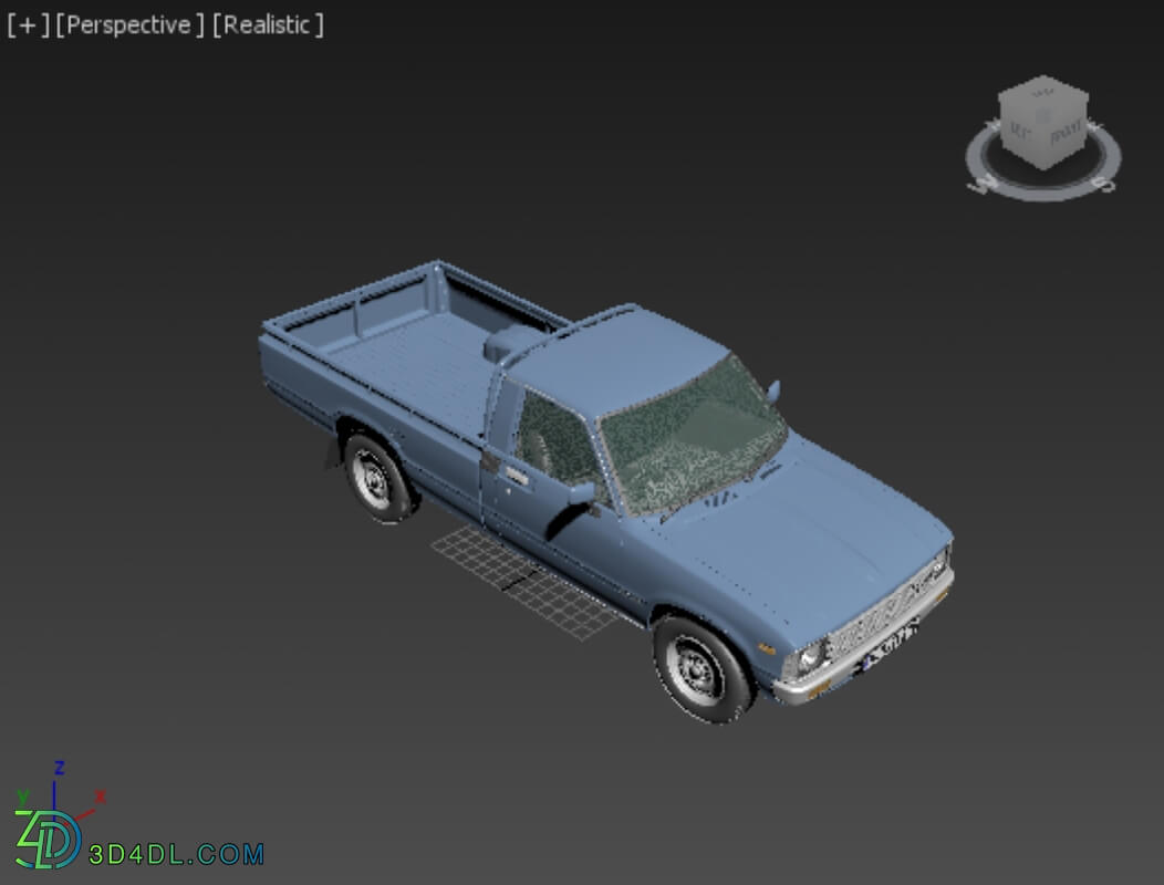 Hum3D Toyota Hilux Regular Cab 1978