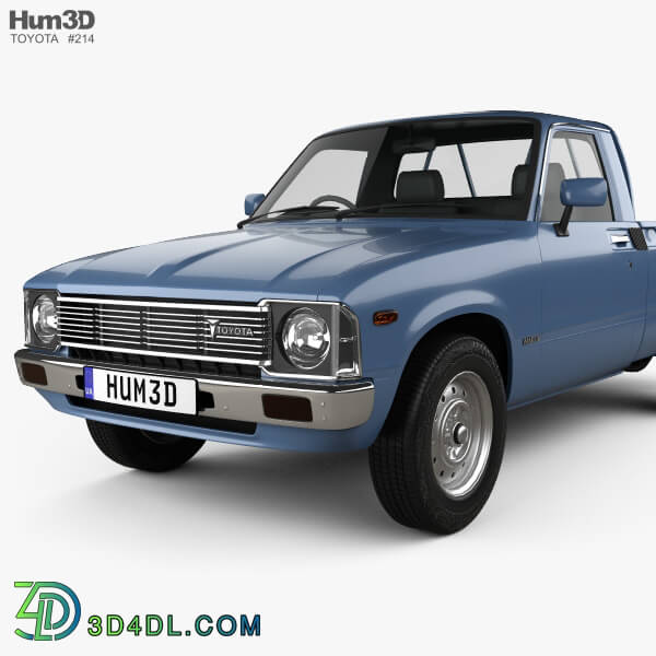 Hum3D Toyota Hilux Regular Cab 1978