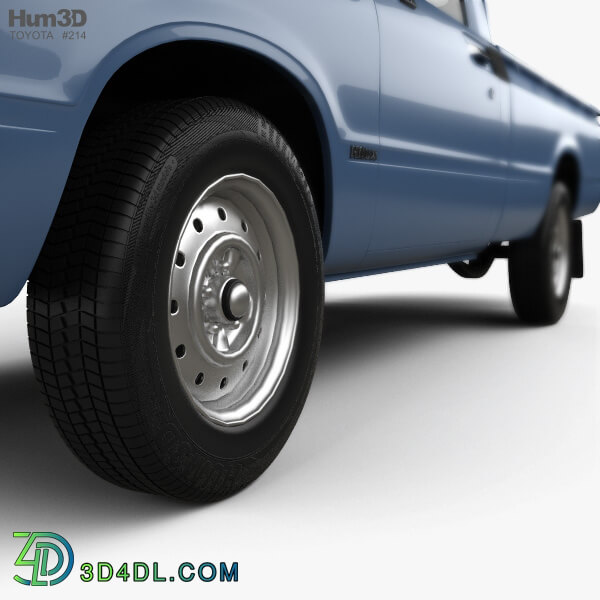 Hum3D Toyota Hilux Regular Cab 1978