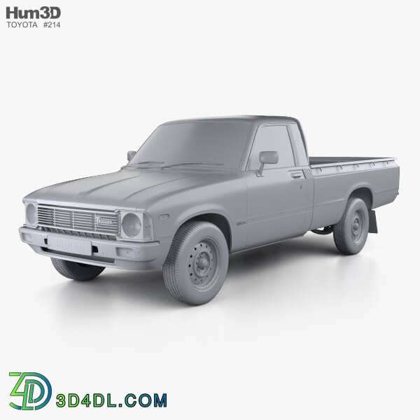 Hum3D Toyota Hilux Regular Cab 1978