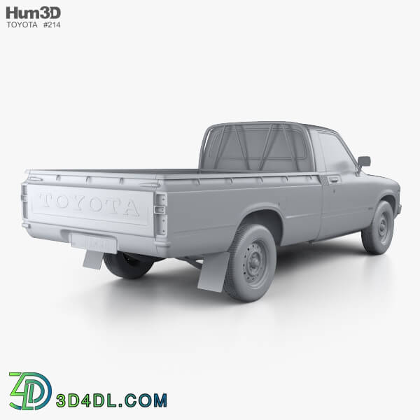 Hum3D Toyota Hilux Regular Cab 1978