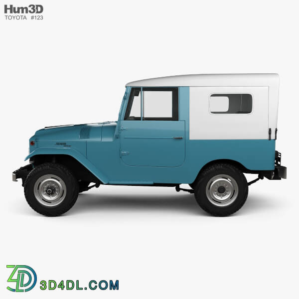 Hum3D Toyota Land Cruiser (J20) softtop 1958