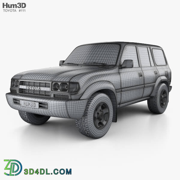 Hum3D Toyota Land Cruiser (J80) 1995