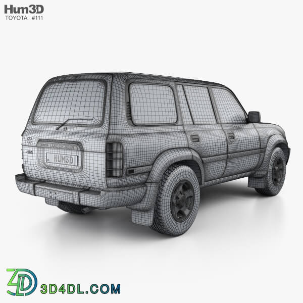 Hum3D Toyota Land Cruiser (J80) 1995