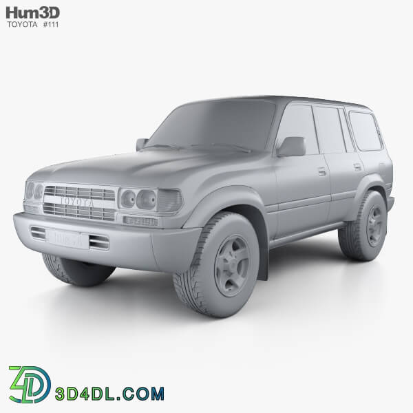 Hum3D Toyota Land Cruiser (J80) 1995