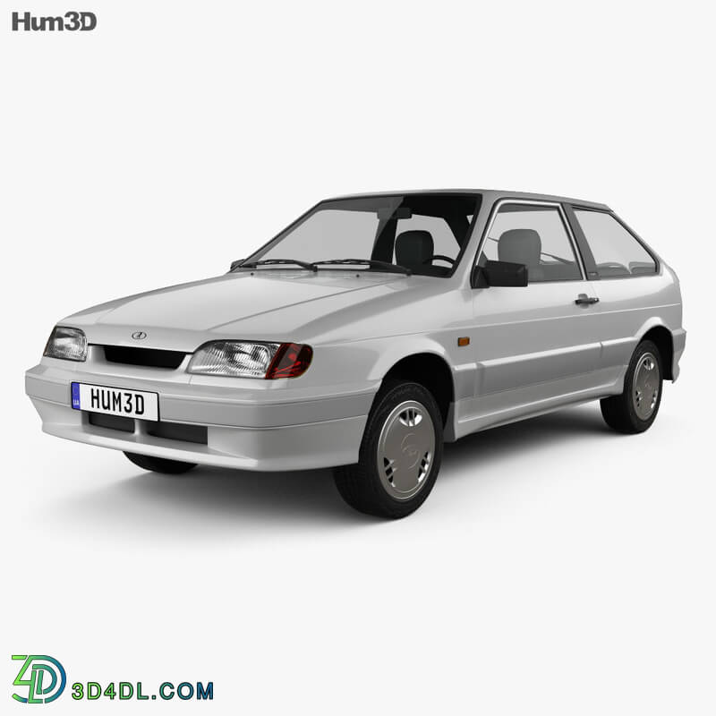 Hum3D VAZ Lada Samara (2113) hatchback 3 door 1997