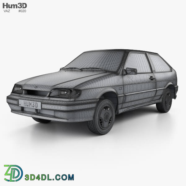 Hum3D VAZ Lada Samara (2113) hatchback 3 door 1997