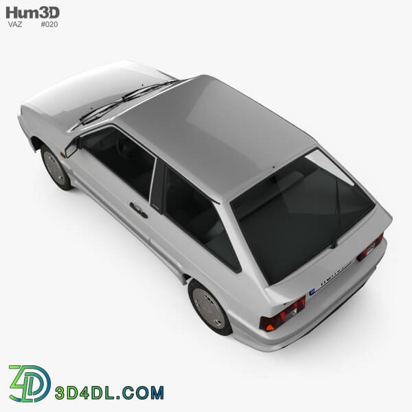 Hum3D VAZ Lada Samara (2113) hatchback 3 door 1997