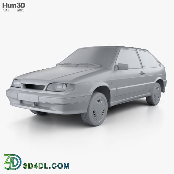 Hum3D VAZ Lada Samara (2113) hatchback 3 door 1997