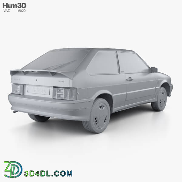 Hum3D VAZ Lada Samara (2113) hatchback 3 door 1997