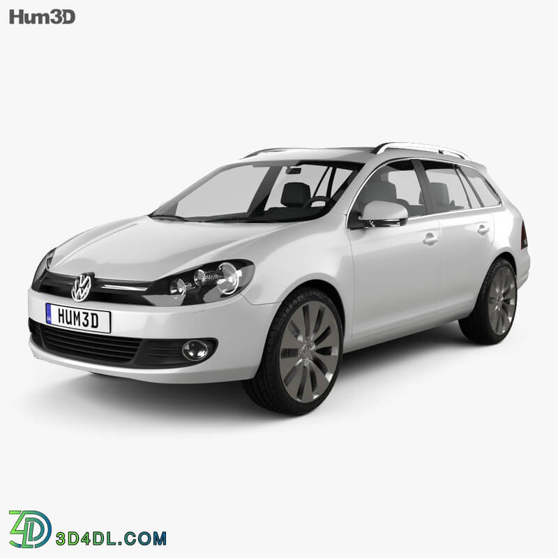 Hum3D VolksWagen Golf Variant 2010