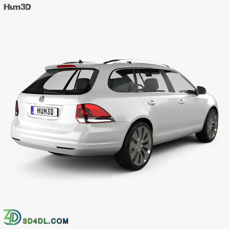 Hum3D VolksWagen Golf Variant 2010