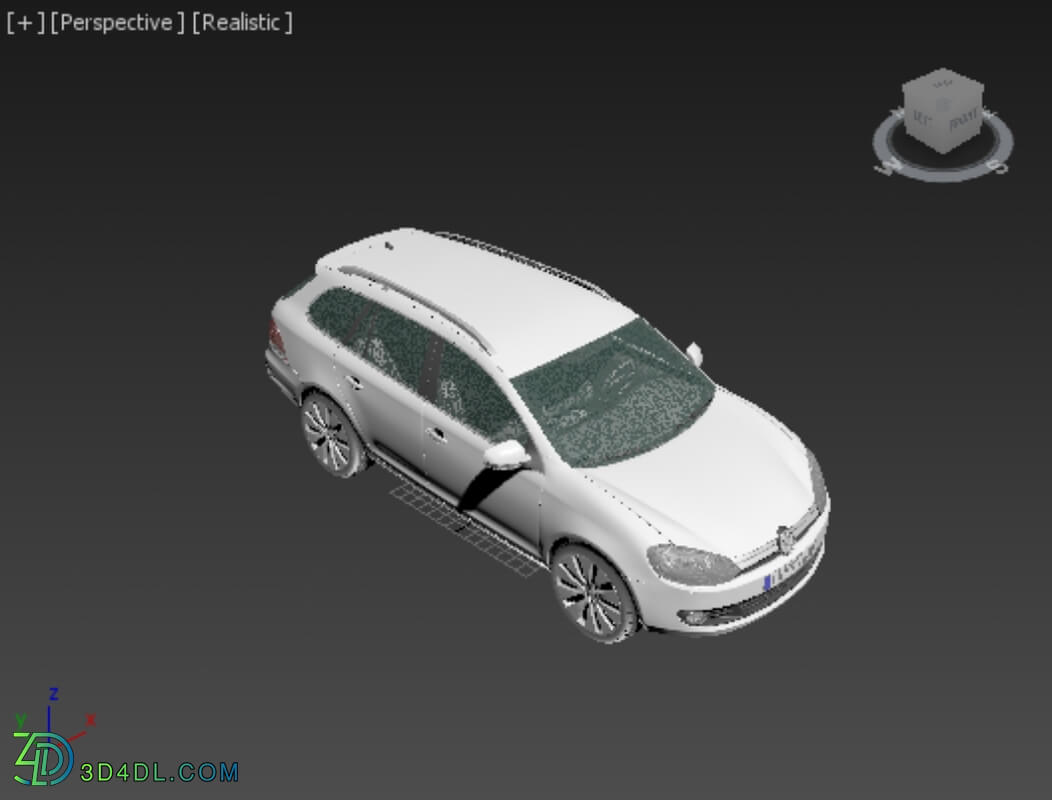 Hum3D VolksWagen Golf Variant 2010