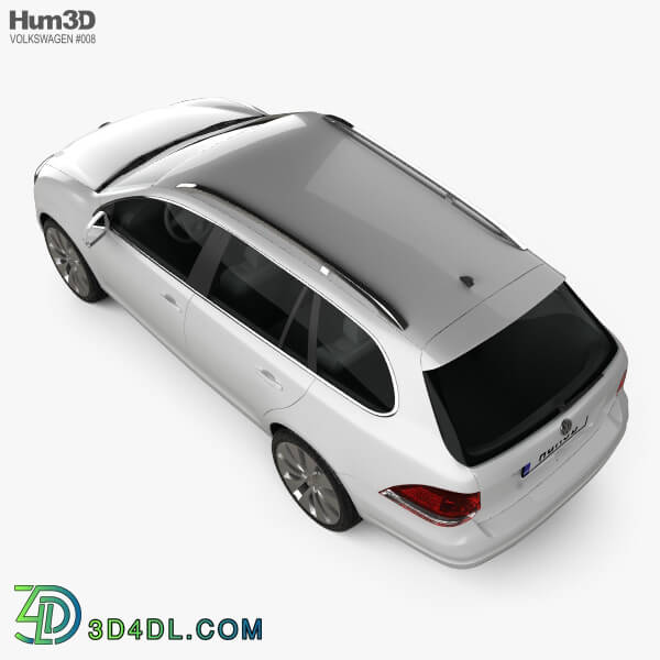 Hum3D VolksWagen Golf Variant 2010